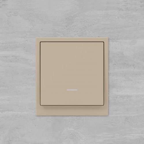 Переключатель 1-кл. KANT с подсветкой ванильн. марципан DKC 7015143 7015143