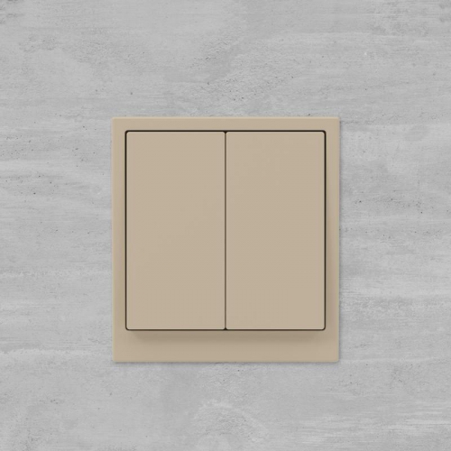 Переключатель 2-кл. KANT ванильн. марципан DKC 7015114 7015114