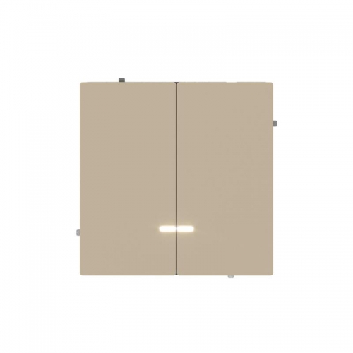 Переключатель 2-кл. KANT с подсветкой ванильн. марципан DKC 7015144 7015144