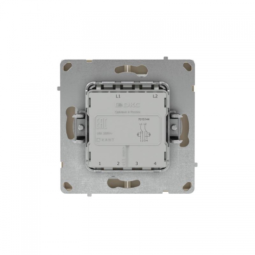 Переключатель 2-кл. KANT с подсветкой ванильн. марципан DKC 7015144 7015144