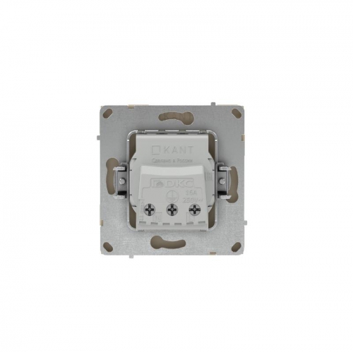 Розетка силовая KANT 2P+E защ. шторки ванильн. марципан DKC 7015003 7015003