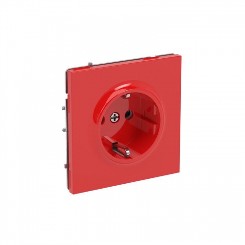 Розетка силовая KANT 2P+E защ. шторки красн. сатин DKC 7001003 7001003
