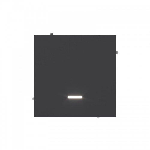 Выключатель 1-кл. KANT с подсветкой черн. уголь DKC 7012133 7012133