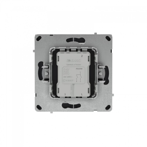 Выключатель 2-кл. KANT черн. уголь DKC 7012104 7012104