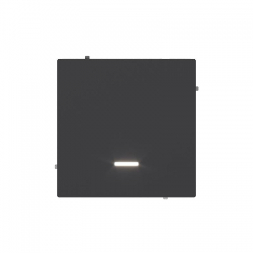 Переключатель 1-кл. KANT с подсветкой черн. уголь DKC 7012143 7012143