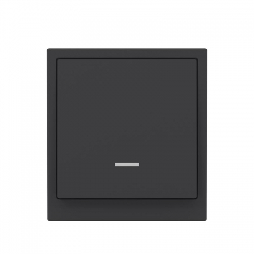 Переключатель 1-кл. KANT с подсветкой черн. уголь DKC 7012143 7012143