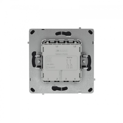 Переключатель 2-кл. KANT черн. уголь DKC 7012114 7012114