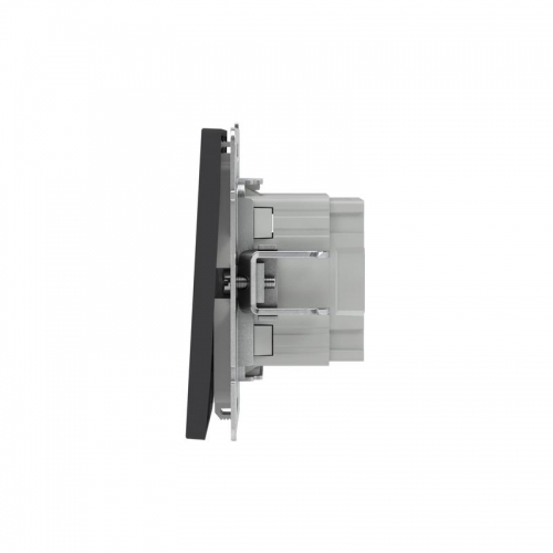 Переключатель 2-кл. KANT с подсветкой черн. уголь DKC 7012144 7012144