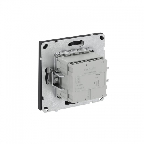 Переключатель 2-кл. KANT с подсветкой черн. уголь DKC 7012144 7012144