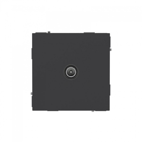 Розетка телевизионная проходная TV KANT черн. уголь DKC 7012513 7012513