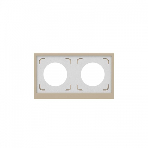 Рамка 2-м KANT IP44 ванильн. марципан DKC 7015944 7015944