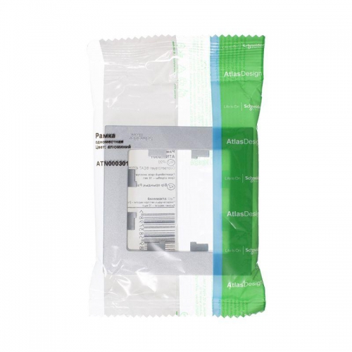 Рамка 1-м Atlas Design алюм. SchE ATN000301 ATN000301