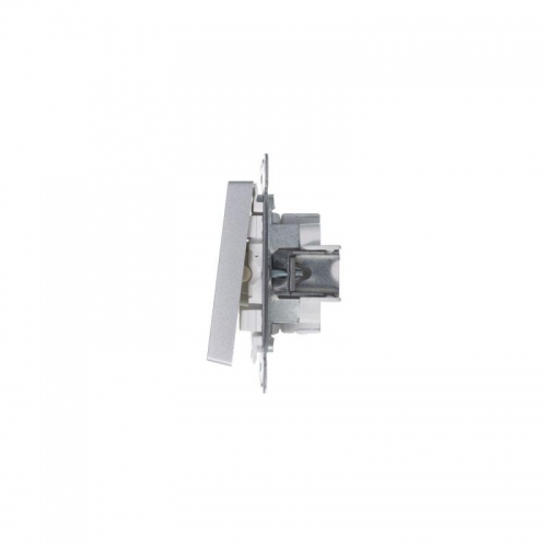 Механизм переключателя перекрестного 1-кл. СП AtlasDesign 10А IP20 (сх. 7) 10AX алюм. SchE ATN000371 ATN000371