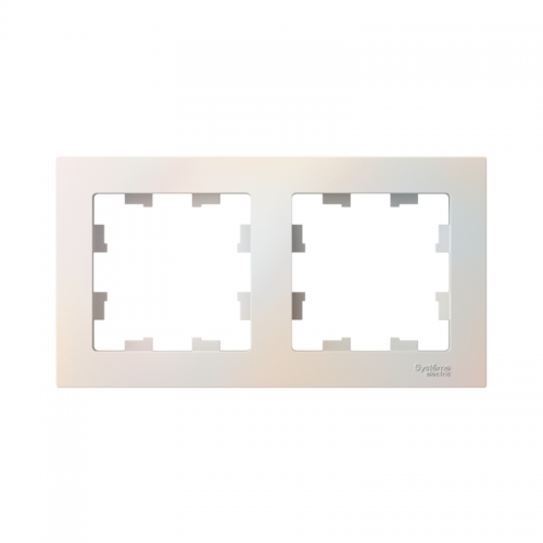 Рамка 2-м Atlas Design универс. жемчуг SchE ATN000402 ATN000402