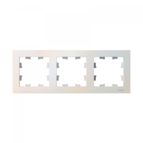 Рамка 3-м Atlas Design универс. жемчуг SchE ATN000403 ATN000403