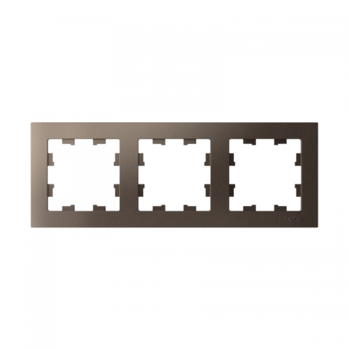 Рамка 3-м Atlas Design универс. мокко SchE ATN000603 ATN000603