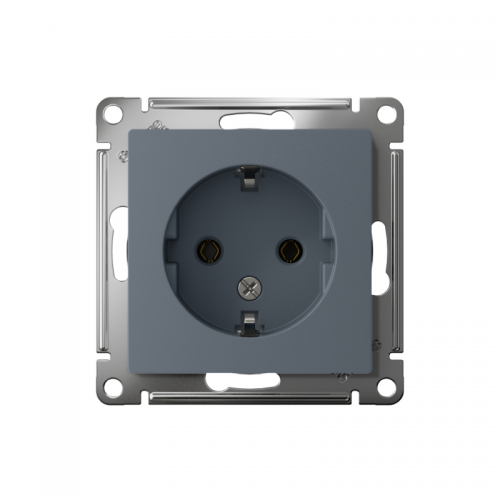 Механизм розетки 1-м СП Atlas Design с заземл. 16А грифель SchE ATN000743 ATN000743