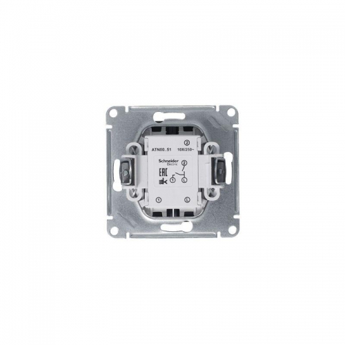 Механизм выключателя 2-кл. СП Atlas Design 10А IP20 (сх. 5) 10AX грифель SchE ATN000751 ATN000751