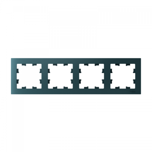 Рамка 4-м Atlas Design универс. изумруд SchE ATN000804 ATN000804