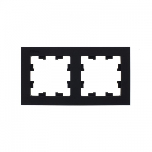 Рамка 2-м Atlas Design универс. карбон SchE ATN001002 ATN001002