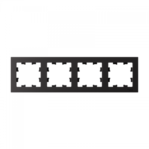 Рамка 4-м Atlas Design универс. карбон SchE ATN001004 ATN001004