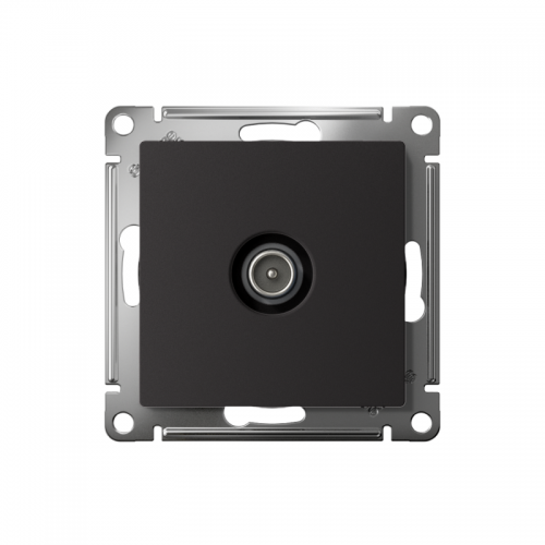 Механизм розетки TV Atlas Design оконечный 1DB карбон SchE ATN001091 ATN001091