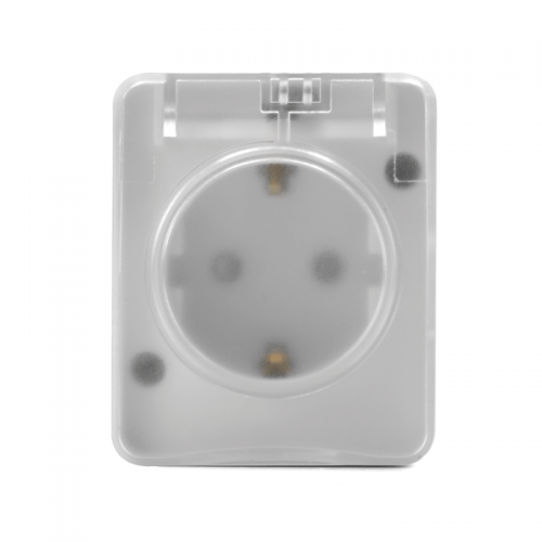 Розетка 1-м ОП AtlasDesign Profi54 16А IP54 250В с заземл. защ. шторки бел. SE ATN540145 ATN540145