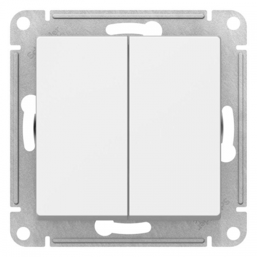 Переключатель 2-кл. AtlasDesign (сх. 6/2) 10AX механизм лотос SE ATN001365 ATN001365