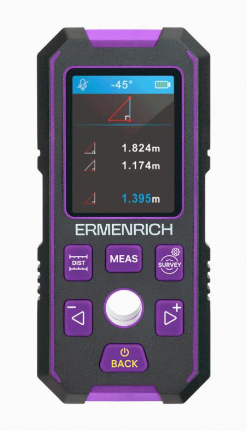 Детектор скрытой проводки Ping SM90 фиолет. Ermenrich 83842 83842