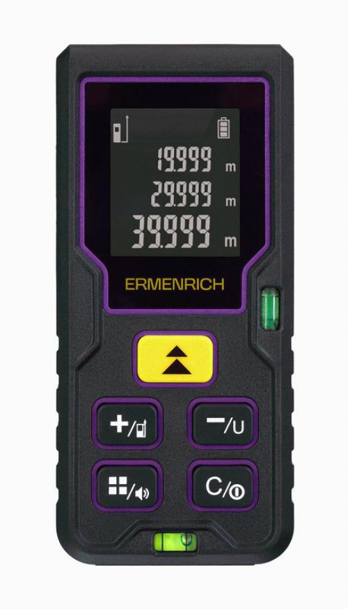 Рулетка лазерная Reel PLUS GD40 фиолет. Ermenrich 84643 84643