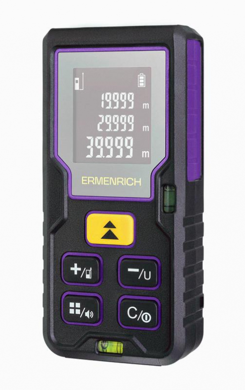 Рулетка лазерная Reel PLUS GD80 фиолет. Ermenrich 85315 85315