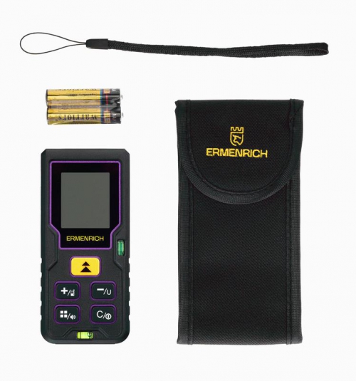 Рулетка лазерная Reel PLUS GD80 фиолет. Ermenrich 85315 85315