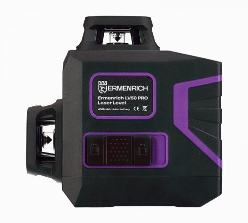 Уровень лазерный PRO LV50 фиолет. Ermenrich 84086 84086
