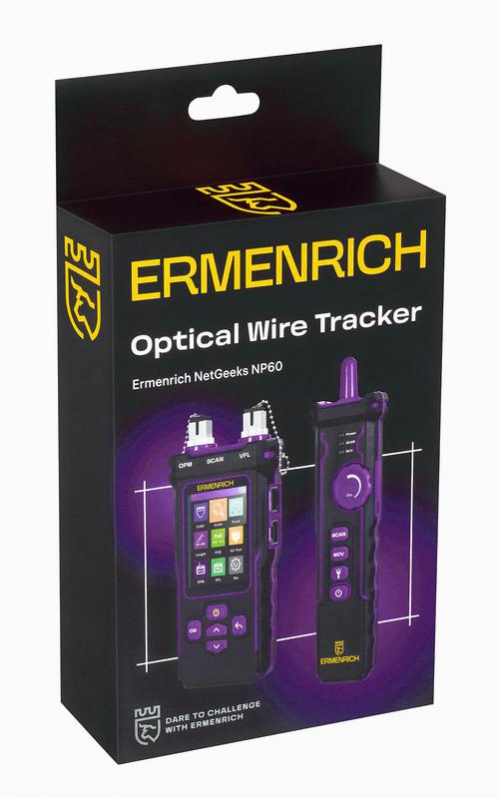 Тестер кабельный многофункциональный NetGeeks NP60 фиолет. Ermenrich 84551 84551