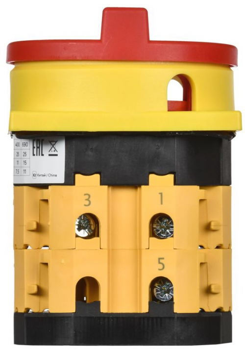Переключатель кулачковый 25А (сх. 10) закрытая рукоятка авар. IEK MI-CS12-025-010 MI-CS12-025-010