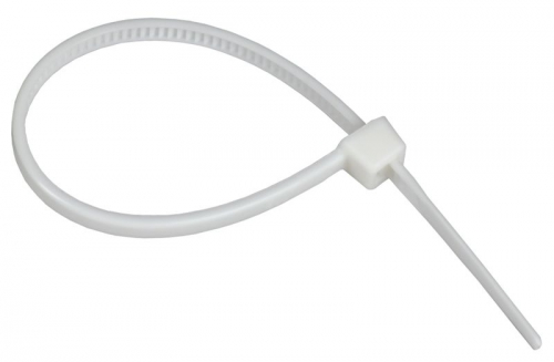 Хомут 2.5х100мм P6.6 самозатухающий бел. (уп.100шт) IEK UHH90-D025-100-100-K01 UHH90-D025-100-100-K01