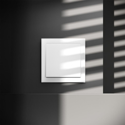 Выключатель 1-кл. СП S70 10А механизм бел. матов. Voltum VLS010102 VLS010102