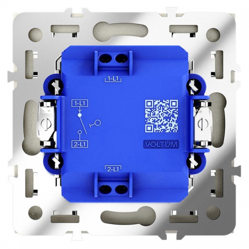 Выключатель 1-кл. СП S70 10А механизм шелк Voltum VLS010104 VLS010104
