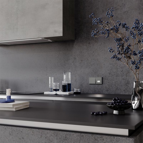 Выключатель 1-кл. СП S70 10А механизм титан Voltum VLS010106 VLS010106