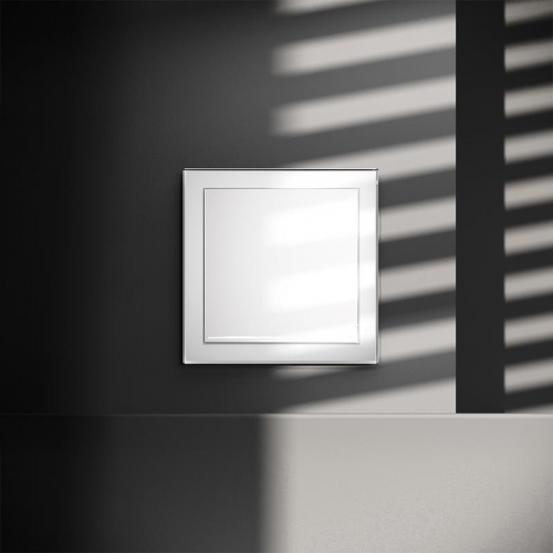 Выключатель 1-кл СП S70 10А с подсветкой механизм бел. глянцевый Voltum VLS010201 VLS010201