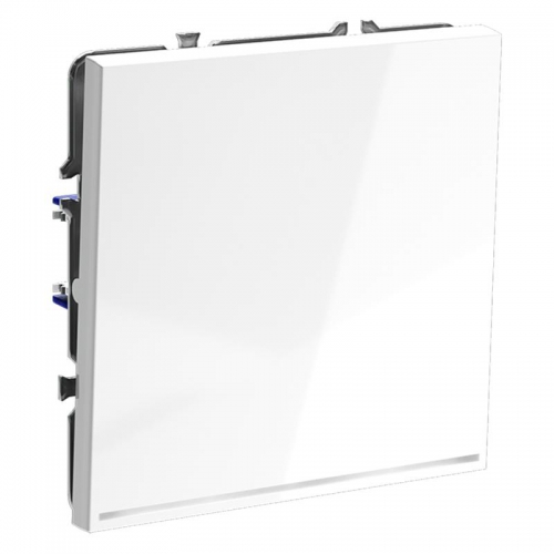 Выключатель 1-кл СП S70 10А с подсветкой механизм бел. глянцевый Voltum VLS010201 VLS010201