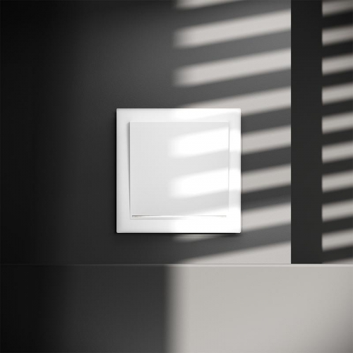 Выключатель 1-кл СП S70 10А с подсветкой механизм бел. матов. Voltum VLS010202 VLS010202