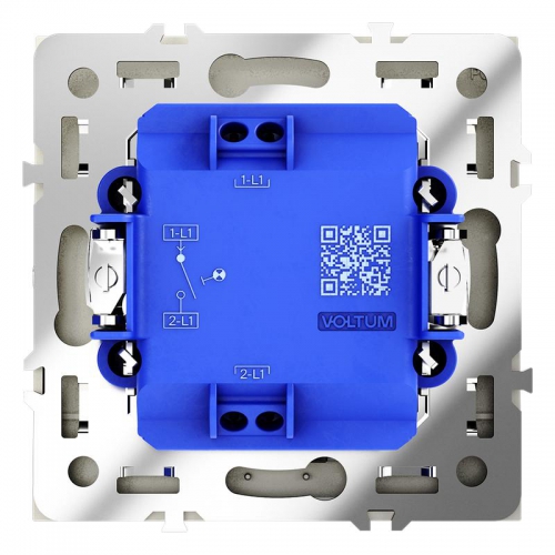 Выключатель 1-кл СП S70 10А с подсветкой механизм шелк Voltum VLS010204 VLS010204