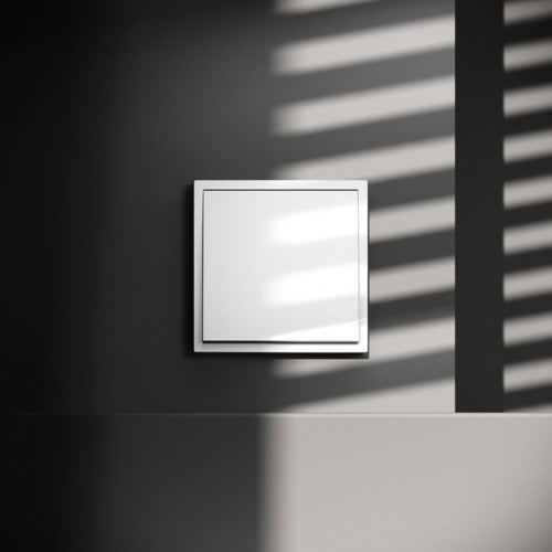 Переключатель проходной 1-кл. СП S70 10А механизм бел. глянцевый Voltum VLS010301 VLS010301