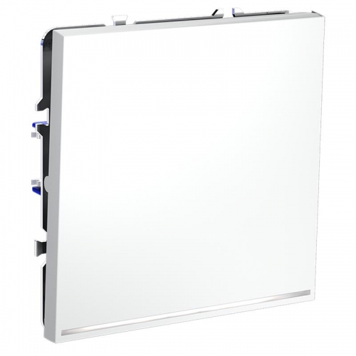 Переключатель проходной 1-кл. СП S70 10А с подсветкой механизм бел. матов. Voltum VLS010402 VLS010402