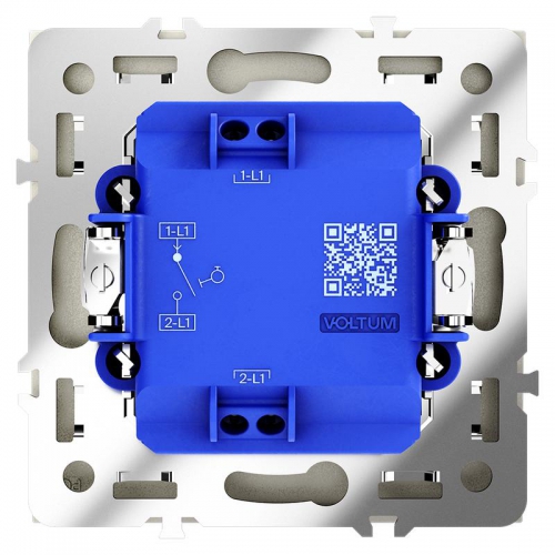 Выключатель 1-кл. СП S70 10А с самовозвратом механизм шелк Voltum VLS010604 VLS010604