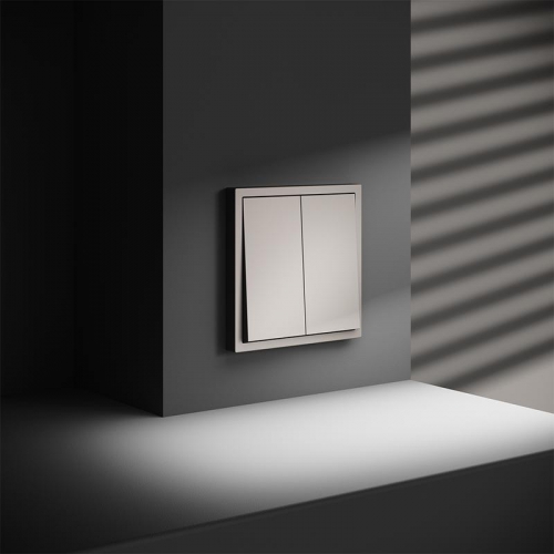 Выключатель 2-кл. СП S70 10А механизм кашемир Voltum VLS020103 VLS020103