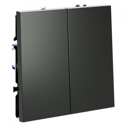 Выключатель 2-кл. СП S70 10А механизм титан Voltum VLS020106 VLS020106