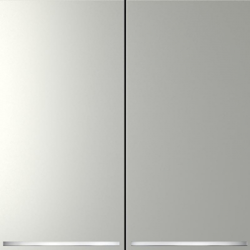 Выключатель 2-кл. СП S70 10А с подсветкой механизм сталь Voltum VLS020205 VLS020205