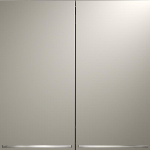 Переключатель проходной 2-кл. СП S70 10А с подсветкой механизм кашемир Voltum VLS020403 VLS020403